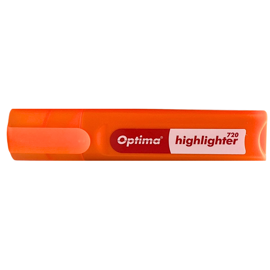 Textmarker varf lat 1-4mm, Optima 720 - portocaliu