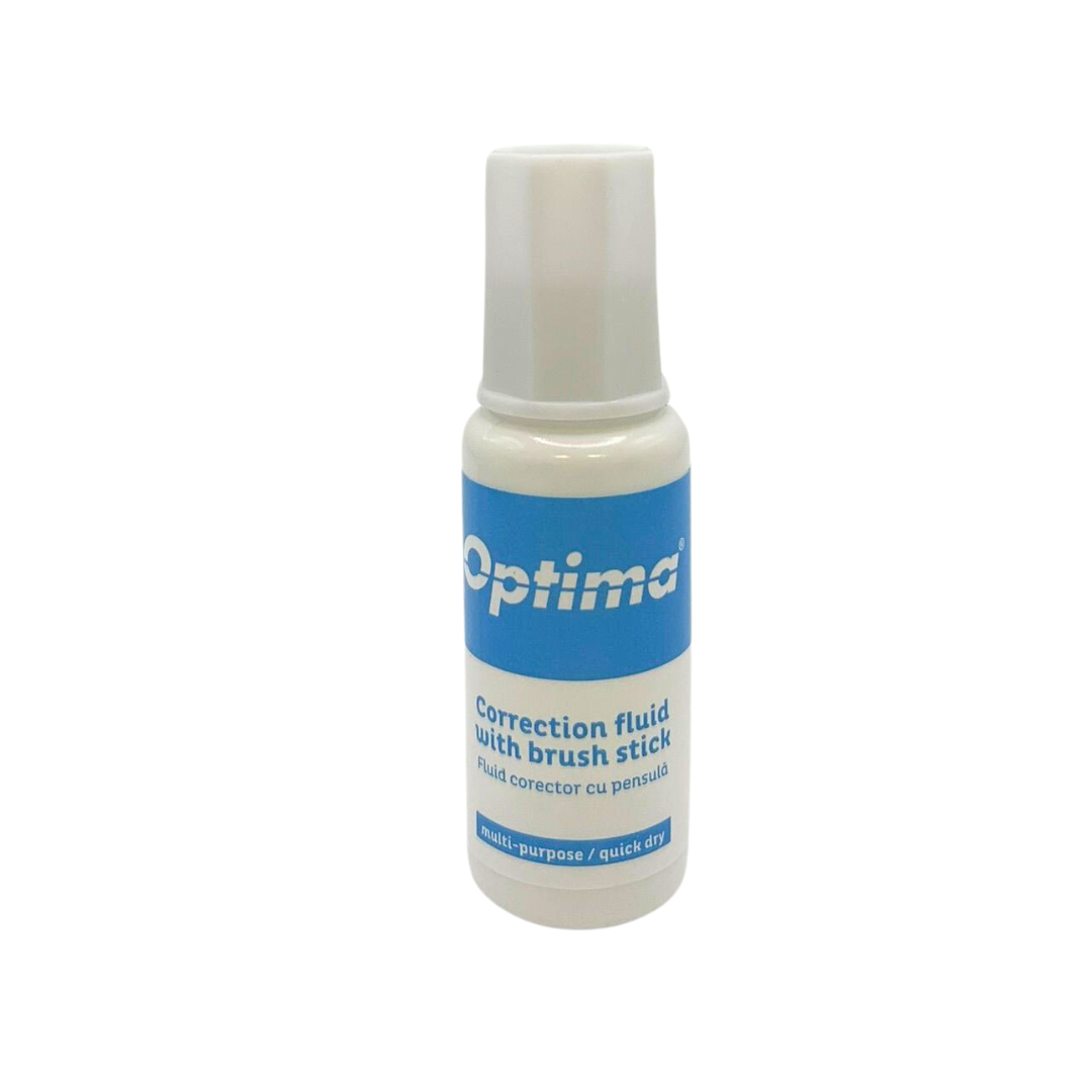 Rechizite scolare Acvila Caran dAche Optima Leitz, Fluid corector  cu pensula, 10 ml, Optima, pe baza de solvent - vectordirect.ro