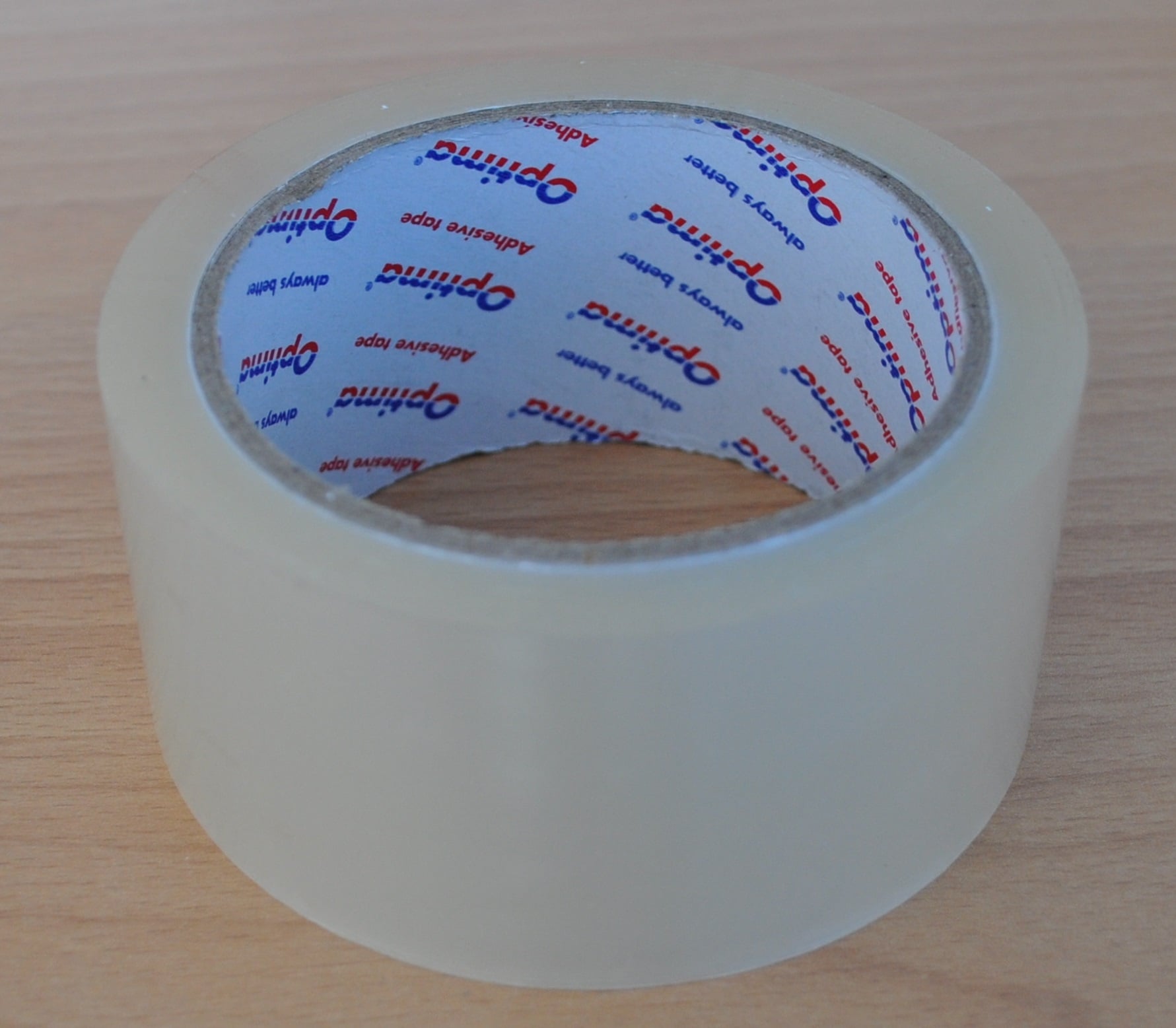 Banda adeziva, cuttere, Banda adeziva 48mm x 66 y, 45 microni, Optima - transparent - vectordirect.ro