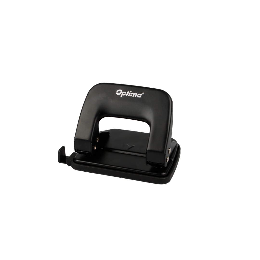 Perforator metalic, 25 coli, Optima Classic MP25 - negru