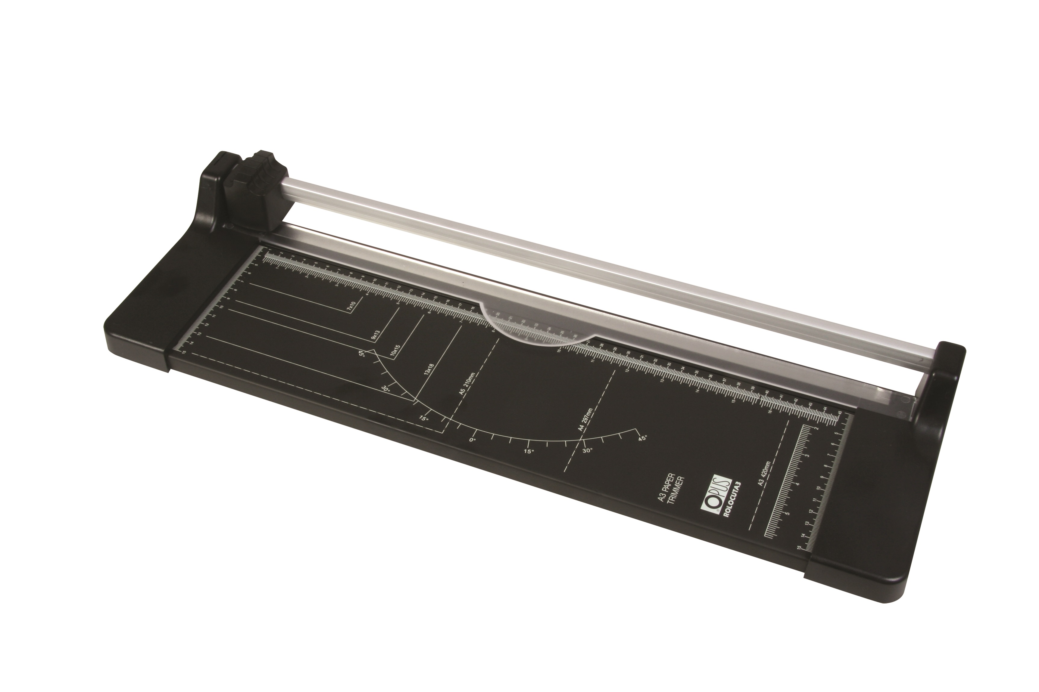 Laminatoare, folii laminare, Ghilotina cu cutit circular OPUS Rolocut A3 - 450 mm - 10 coli - vectordirect.ro