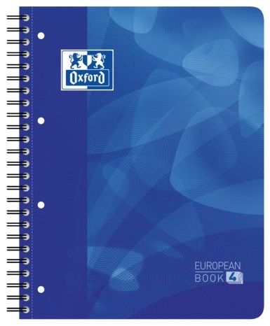 Blocnotes, Caiet cu spirala A4+, OXFORD School Projectbook, 4cul x30 file-90g/mp, Scribzee, coperta PP-dictando - vectordirect.ro