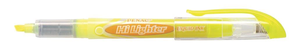 Stilouri, Textmarker cu cerneala PENAC Liqliner, varf 1-4 mm - galben - vectordirect.ro