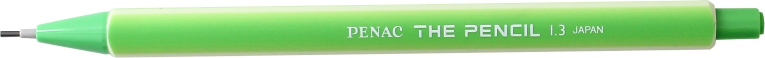Toate produsele, Creion mecanic PENAC The Pencil, rubber grip, 1.3mm, varf plastic - corp verde - vectordirect.ro