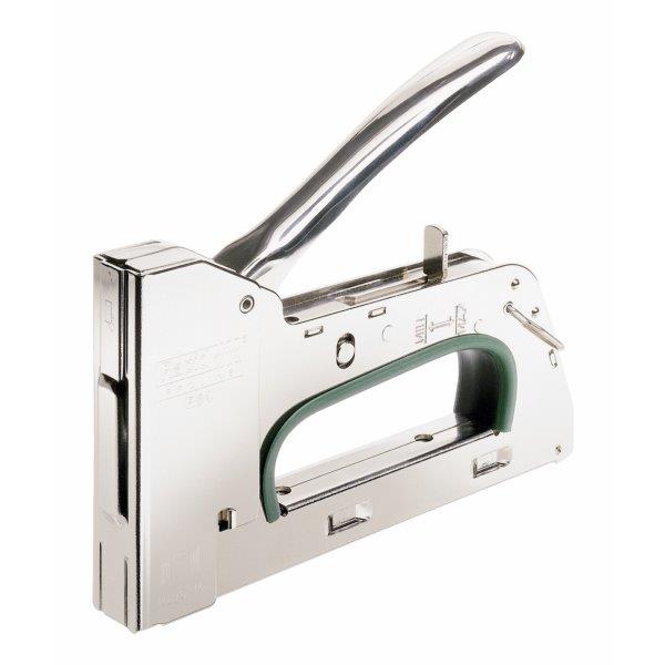 Tackere, capse si pistoale de capsat, Pistol de capsat Rapid R34, blister, se foloseste cu capse 140/6-14, argintiu - vectordirect.ro