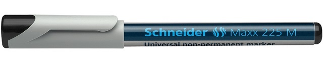 Top office, Universal non-permanent marker SCHNEIDER Maxx 225 M, varf 1mm - negru - vectordirect.ro