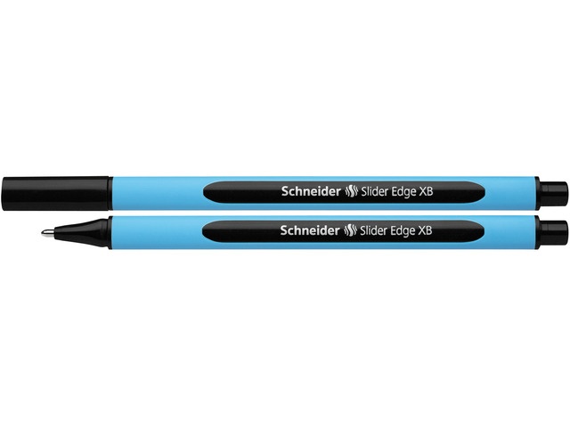 Instrumente de scris, Pix SCHNEIDER Slider Edge XB, rubber grip, varf 1.4mm - scriere neagra - vectordirect.ro