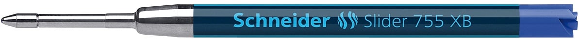 Toate produsele, Rezerva metalica SCHNEIDER Slider 755XB, pentru pix Rave, Reload, Contrast, Memo, Pulse - albastru - vectordirect.ro