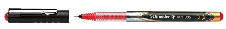 Rollere, Roller cu cerneala SCHNEIDER Xtra 805, needle point 0.5mm - scriere rosie - vectordirect.ro