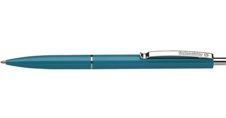 Pixuri Schneider, Pix SCHNEIDER K15, clema metalica, corp verde - scriere albastra - vectordirect.ro