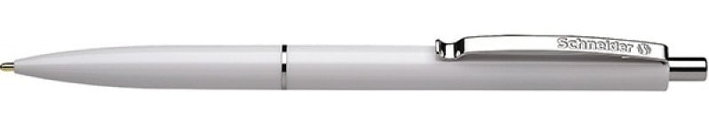 Pixuri Schneider, Pix SCHNEIDER K15, clema metalica, corp alb - scriere albastra - vectordirect.ro