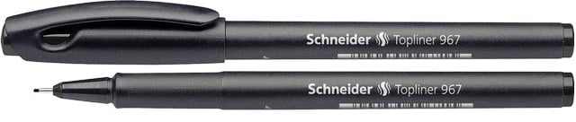 Pixuri BIC, Liner SCHNEIDER 967, varf fetru 0.4mm - negru - vectordirect.ro