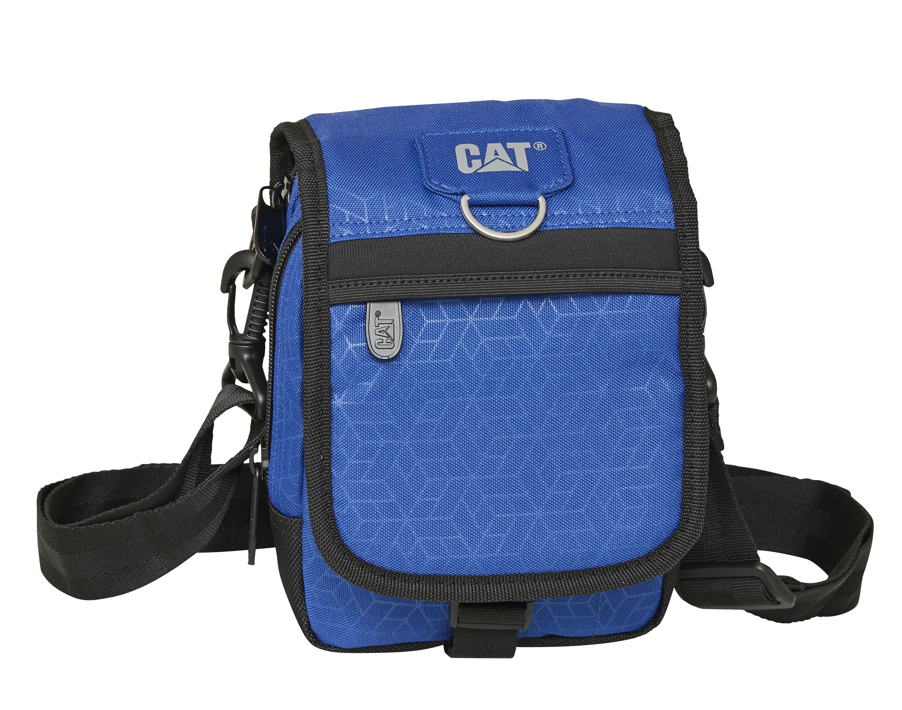 Toate produsele, Geanta tableta CATERPILLAR Millennial Classic - Ronald, material 600D HD polyester - negru/bleumarin - vectordirect.ro