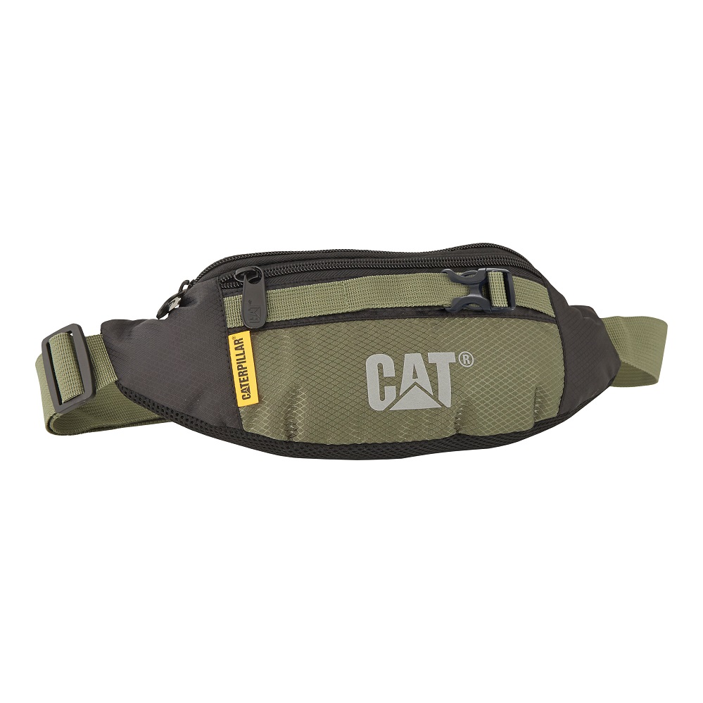 Toate produsele, Borseta CATERPILLAR V Power A, material 210D polyester, buzunar cu fermoar - army/negru - vectordirect.ro