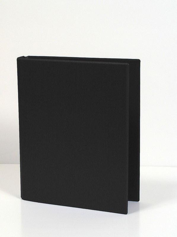 Caiete mecanice, Caiet mecanic 2 inele - D25mm, coperti carton plastifiat PVC, A5, AURORA - negru - vectordirect.ro
