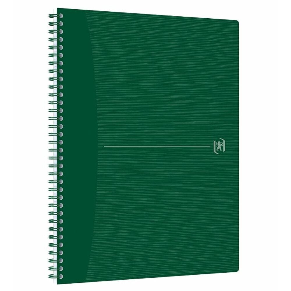 Toate produsele, Caiet cu spirala A4+, OXFORD Origins, 70 file-90g/mp, Scribzee, coperta PP - dictando - verde - vectordirect.ro