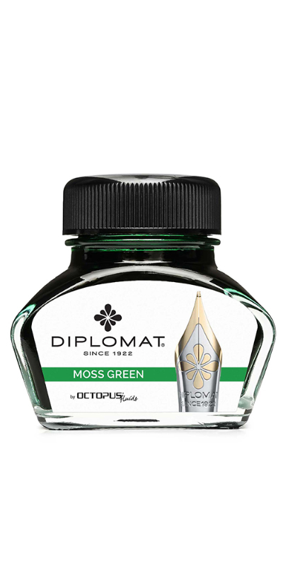 Toate produsele, Calimara cu cerneala Diplomat Octopus, 30 ml - verde crud - vectordirect.ro
