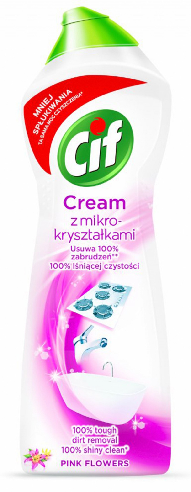 Cif, CIF Pink, crema universala pentru curatat, 780 gr. - vectordirect.ro