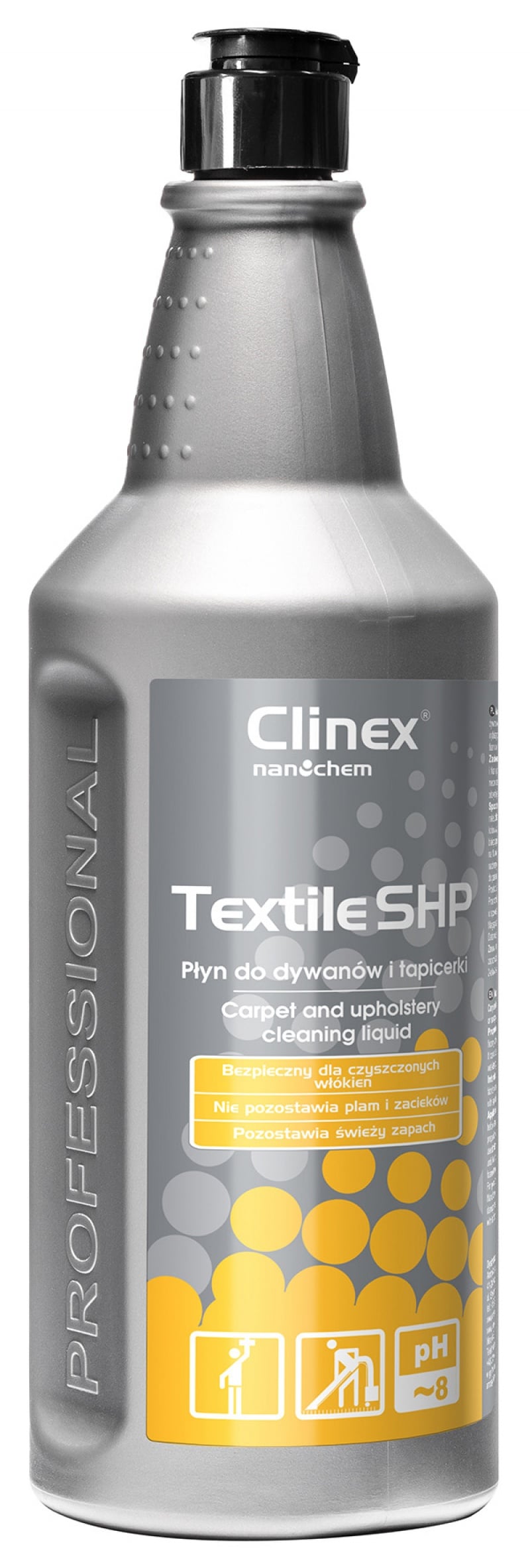 Textile, CLINEX Textile SHP, 1 litru, solutie pentru curatare covoare si tapiterie - vectordirect.ro