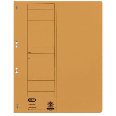 Dosar carton cu capse coperta 1/2  ELBA Smart Line - galben