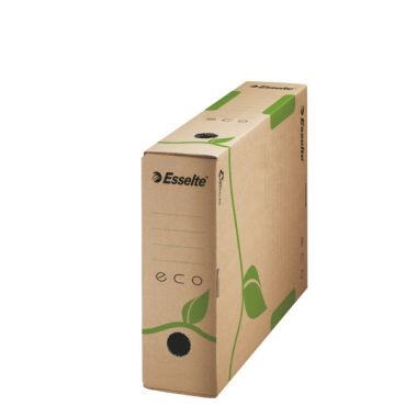 Cutie arhivare 8 cm Esselte Eco Recycled, carton 100% reciclat- natur