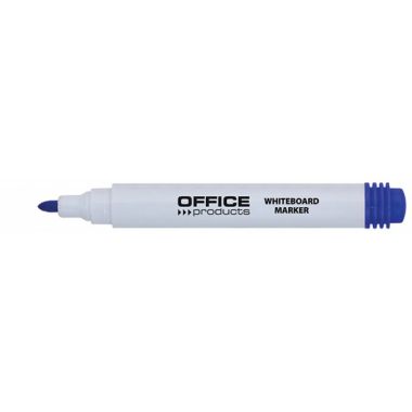 Marker pentru table de scris, varf rotund, corp plastic, Office Products - albastru
