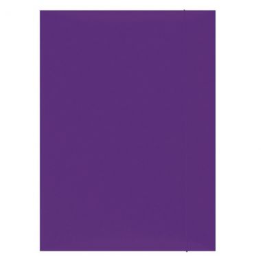 Mapa din carton plastifiat cu elastic, 300gsm, Office Products - violet