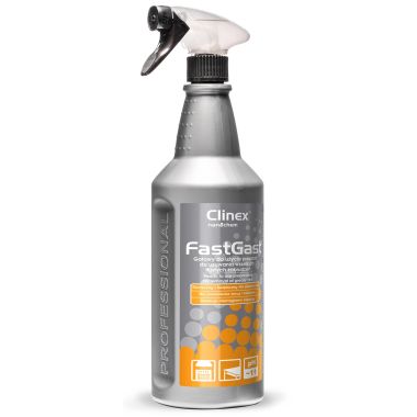 CLINEX FastGast- Solutie Degresanta cu Pulverizator, 1 Litru pentru Grasime Dificila