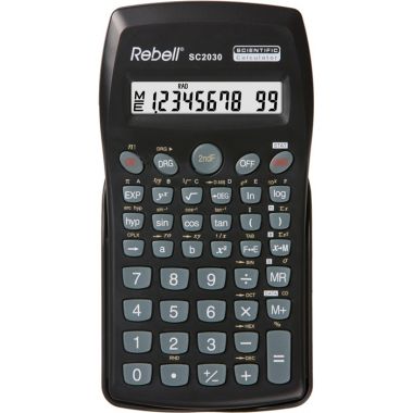 Calculator stiintific, 10 digits, 136 functii, 141 x  75 x 15 mm, Rebell - negru