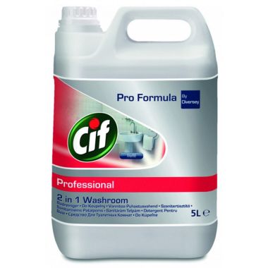 CIF Professional Washroom 2 in1, pentru curatare baie, 5 litri