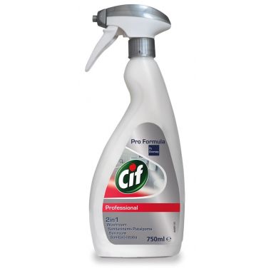 CIF Professional Washroom 2 in1, cu pulverizator, pentru curatare baie,  750ml