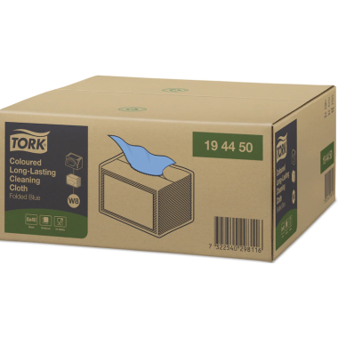 Laveta pentru curatare Tork 1 strat albastru,40buc/set, 8 seturi/bax