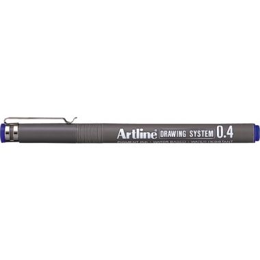Liner pentru desen tehnic ARTLINE, varf fetru 0.4mm - albastru