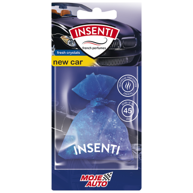 Odorizant auto Air INSENTI Freshener Fresh Crystals - new car, 20g