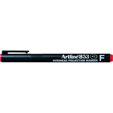 Marker permanent OHP ARTLINE 853, varf fin - 0.5mm - rosu