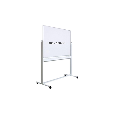 Whiteboard mobil magnetic muntifunctional 100 x 180 cm Optima