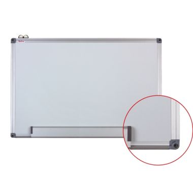 Tabla magnetica 120x200 cm, alba cu rama din aluminiu Optima