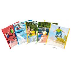Cutii arhivare, alonje Nikidom LOCALE Leitz Ergo Cif Aurora Protectia muncii pbs Data flash DELI, Caiet A5, 48 file - 80g/mp, liniat stanga, coperta imagini sport, AURORA Splendid - matematica - vectordirect.ro