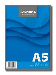 Cutii arhivare, alonje Nikidom LOCALE Leitz Ergo Cif Aurora Protectia muncii pbs Data flash DELI, Blocnotes capsat, A5, 100 file - 60g/mp, microperforatii, AURORA Office - velin - vectordirect.ro