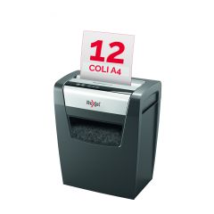 Rexel, Distrugator documente manual REXEL MOMENTUM X312, P3, cross-cut (confeti), 12 coli, cos 23l, negru - vectordirect.ro