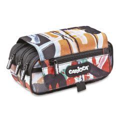 Penare Oxford Carioca Gorjuss, Penar Carioca Spray cu 3 fermoare, neechipat, negru - vectordirect.ro