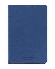 Produse Eco-Friendly Aurora, Caiet A5, 192 file - hartie FSC 80 g/mp, coperta soft-touch albastru, AURORA Capri - dictando - vectordirect.ro