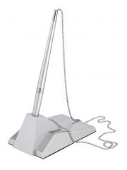 Cutii arhivare, alonje Alco Das Double A, Pix cu suport autoadeziv, cu lantisor metalic, ALCO - argintiu - vectordirect.ro