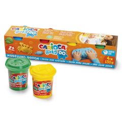 Rechizite scolare Sheaffer CENTROPEN Carioca, Plastilina, 4 culori x 150 gr./set, CARIOCA Baby - vectordirect.ro