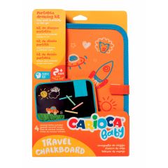Carioca, Tabla de colorat cu creta, format A4, pliabila, contine 4 bucati de creta, CARIOCA Baby - vectordirect.ro