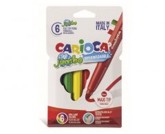 Cutii arhivare, alonje Sheaffer Zipit Westcott Clinex Double A PIGNA_CAIETE Carioca, Carioca super lavabila, varf gros - 6mm,  6 culori/cutie, CARIOCA Jumbo - vectordirect.ro