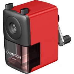 Rechizite scolare Zip..it Caran dAche, Ascutitoare cu Cilindru si Manivela Caran dAche Plastic Sharpener Red - vectordirect.ro
