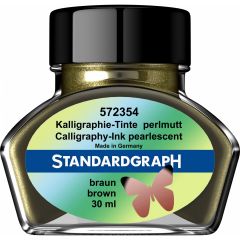 Rechizite scolare Nikidom Roller Standardgraph, Calimara 30 ml Standardgraph Pearlescent Brown - vectordirect.ro