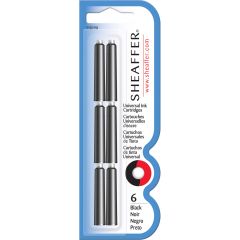 Sheaffer, Set 6 Cartuse International Size Sheaffer Skrip Black - vectordirect.ro