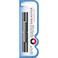 Sheaffer, Set 5 Cartuse Classic Size Proprietar Sheaffer Skrip Black - vectordirect.ro
